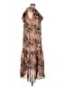 Ulla Johnson Animal Print Brown Casual Dress Size L - photo 4