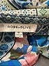 Rose + Olive 100% Polyester Blue 3/4 Sleeve Blouse Size 1X - photo 7