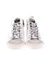 Vintage Havana 100% Leather Silver Sneakers Size 7 - photo 2
