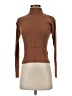 Silk Land 100% Silk Brown Silk Pullover Sweater Size S - photo 1