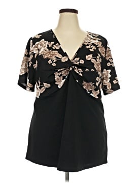 BLOOMCHIC Short Sleeve Blouse (view 1)
