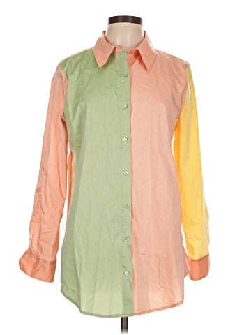 New York & Company Long Sleeve Button-Down Shirt (view 1)