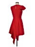 Milly Solid Red Cocktail Dress Size 6 - photo 2