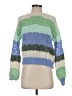 Vero Moda Color Block Green Pullover Sweater Size XS - photo 1