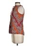 Sundance 100% Rayon Orange Sleeveless Blouse Size XS - photo 5