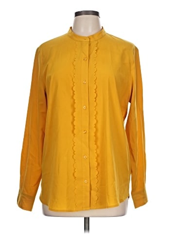 Banana Republic Factory Store Long Sleeve Blouse (view 1)