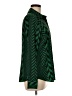 MICHAEL Michael Kors 100% Polyester Chevron-herringbone Green Long Sleeve Blouse Size M - photo 4