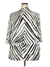 Lane Bryant Zebra Print White Cardigan Size 18 - 20 Plus - photo 2