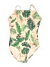 Old Navy Tropical Ivory One Piece Swimsuit Size 6 - 7 - photo 1