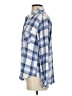 Rails 100% Rayon Plaid Blue Long Sleeve Button-Down Shirt Size S - photo 5