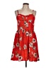 Bailey Blue Floral Red Casual Dress Size L - photo 1