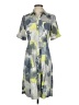 J. McLaughlin Print Gray Casual Dress Size XS - photo 1