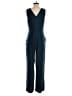 Antonio Melani 100% Polyester Solid Teal Jumpsuit Size 6 - photo 2