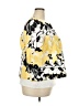 Kasper 100% Polyester Floral Yellow Blazer Size 18 - photo 4