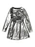 Zara Metallic Silver Dress Size 8 - photo 1