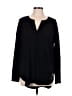 Lyssé Black Long Sleeve Blouse Size L - photo 1