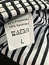 Unbranded Stripes Gray Swimsuit Top Size L - photo 3