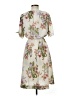 Unbranded 100% Polyester Floral Ivory Casual Dress Size 7 - photo 2