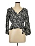 Meraki Black 3/4 Sleeve Blouse Size L - photo 1