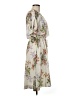 Unbranded 100% Polyester Floral Ivory Casual Dress Size 7 - photo 4