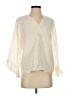 Ann Taylor LOFT 100% Polyester Ivory 3/4 Sleeve Blouse Size S - photo 1