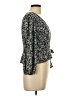 Meraki Black 3/4 Sleeve Blouse Size L - photo 4