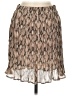 Mittoshop Animal Print Brown Casual Skirt Size M - photo 1