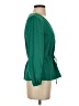 J.Crew Green 3/4 Sleeve Blouse Size 0 - photo 4