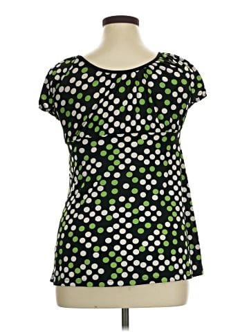 Blooming Rose Maternity Short Sleeve Top (view 2)