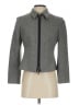 Petite Sophisticate Chevron-herringbone Gray Jacket Size 4 - photo 1