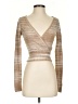 American Eagle Outfitters Metallic Tan Pullover Sweater Size S - photo 1