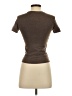 Zara Brown Short Sleeve Turtleneck Size S - photo 2