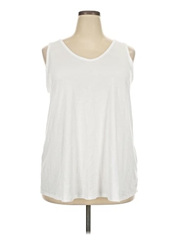 a.n.a. A New Approach Sleeveless T-Shirt (view 1)