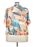 Cocomo Orange Short Sleeve Blouse Size 3X - photo 2