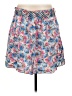 I Heart Ronson 100% Polyester Floral Blue Casual Skirt Size M - photo 1