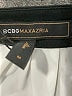 BCBGMAXAZRIA Graphic White Gray Cocktail Dress Size M - photo 7