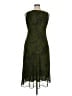 Studio 1 100% Polyester Paisley Green Cocktail Dress Size 16 - photo 2