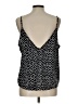 Shein Black Sleeveless Blouse Size 12 - photo 2