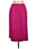 Kasper A.S.L. 100% Wool Solid Purple Pink Wool Skirt Size 8 - photo 1