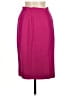 Kasper A.S.L. 100% Wool Solid Purple Pink Wool Skirt Size 8 - photo 2