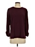 DKNY Burgundy 3/4 Sleeve Top Size S - photo 1