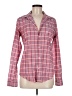 Frank & Eileen Plaid Red Pink Long Sleeve Button-Down Shirt Size M - photo 1