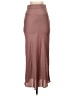 Free People Solid Brown Formal Skirt Size 0 - photo 1