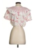 LoveShackFancy 100% Cotton Pink Short Sleeve Blouse Size S - photo 2
