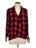 Unbranded Plaid Red Long Sleeve Blouse Size L - photo 1