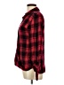 Unbranded Plaid Red Long Sleeve Blouse Size L - photo 5