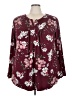 a.Jesdani Floral Burgundy 3/4 Sleeve Blouse Size 4X - photo 1