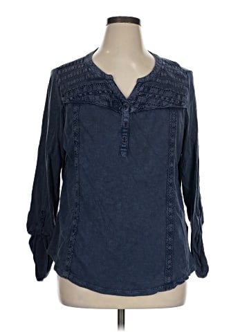Style&Co Long Sleeve Blouse (view 1)