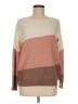 Evolution by Cyrus Color Block Tan Pullover Sweater Size M - photo 1