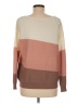 Evolution by Cyrus Color Block Tan Pullover Sweater Size M - photo 2